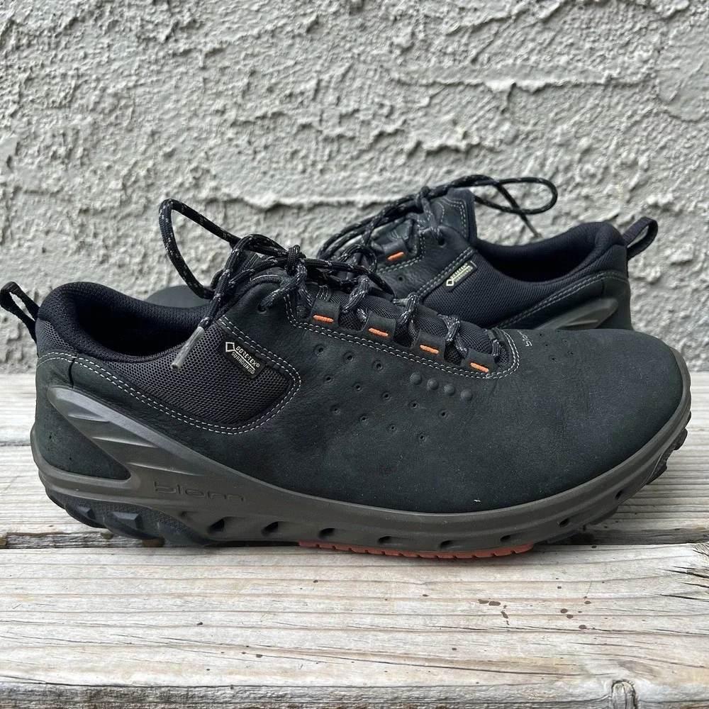 ECCO‎ Shoes Men Size 10 Core Hydromax Water Resistant Golf Black Leather